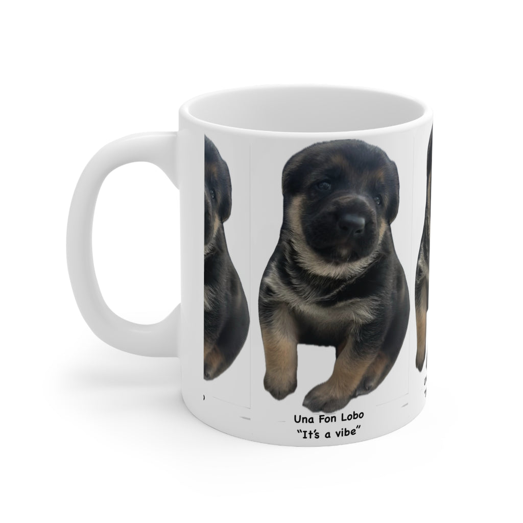 Coffee Mug — "Una Fon Lobo 'It's a vibe'" Ceramic Mug (11oz & 15oz)