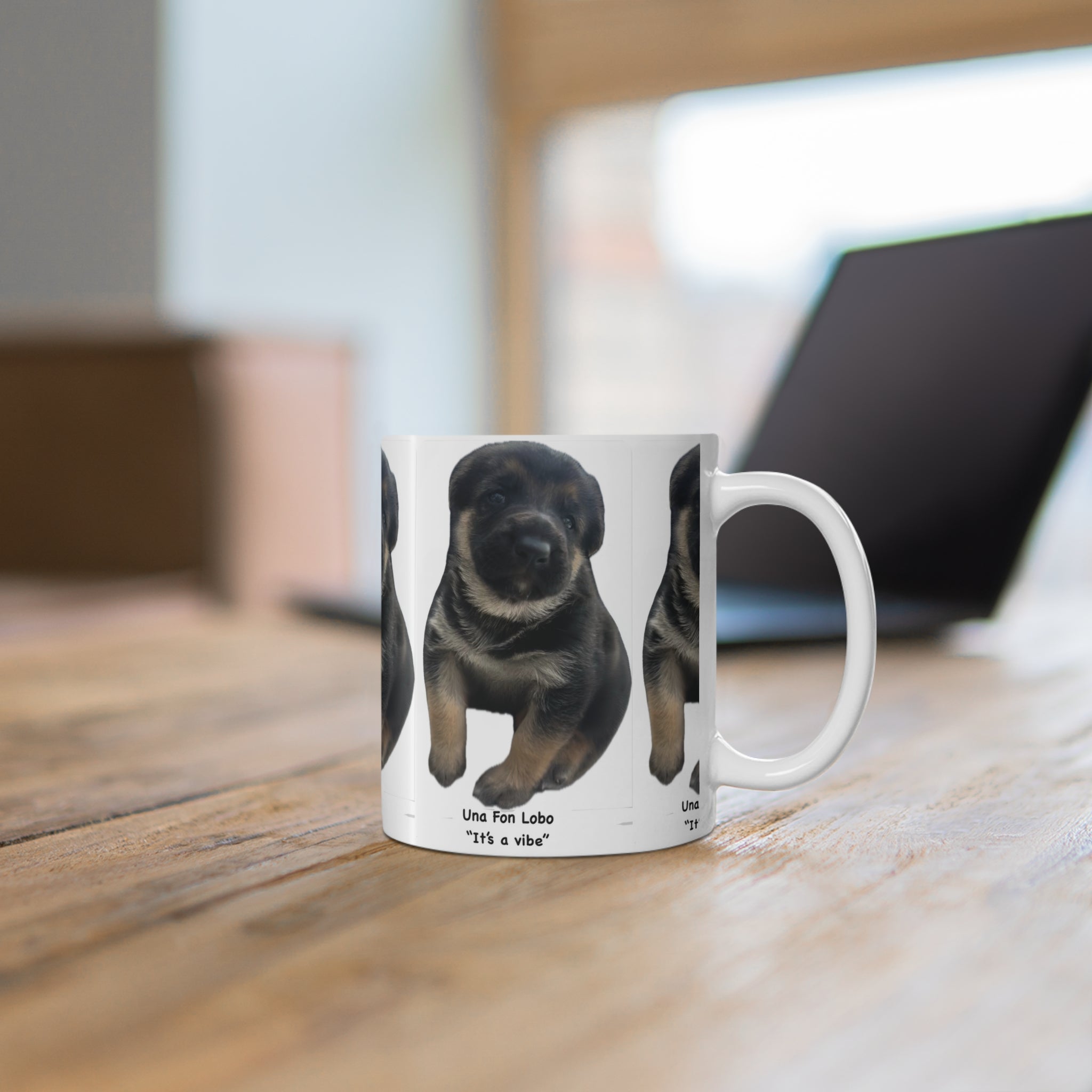 Coffee Mug — "Una Fon Lobo 'It's a vibe'" Ceramic Mug (11oz & 15oz)